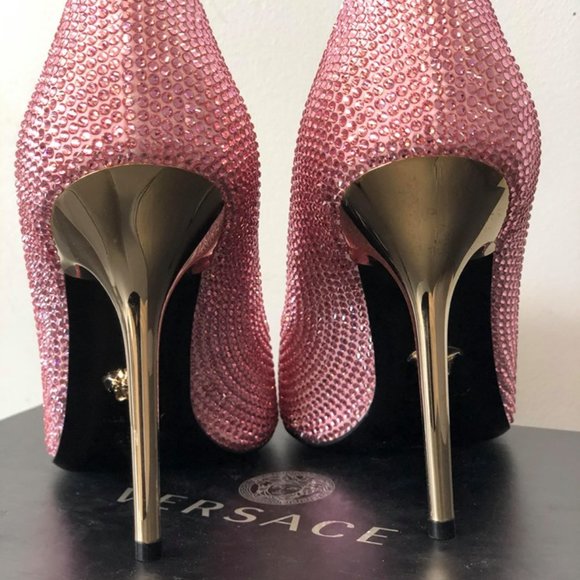 Versace Swarvoski Heels - Picture 2 of 6